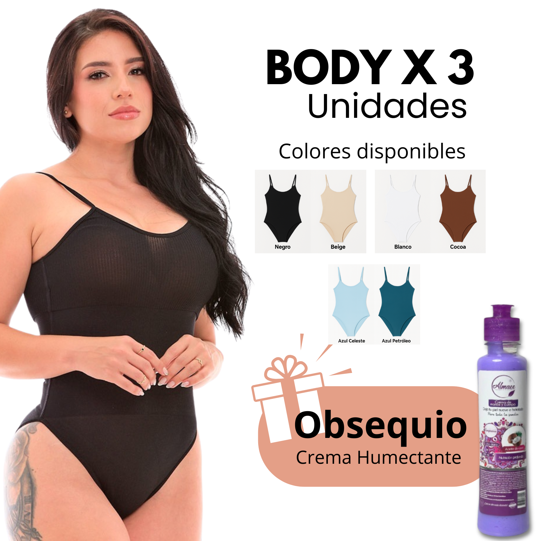 Body x3 + crema humectante